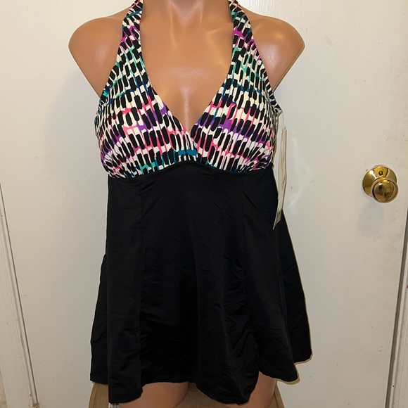 NWT Real Bodies Real Solutions one piece swimsuit dress - Picture 1 of 4